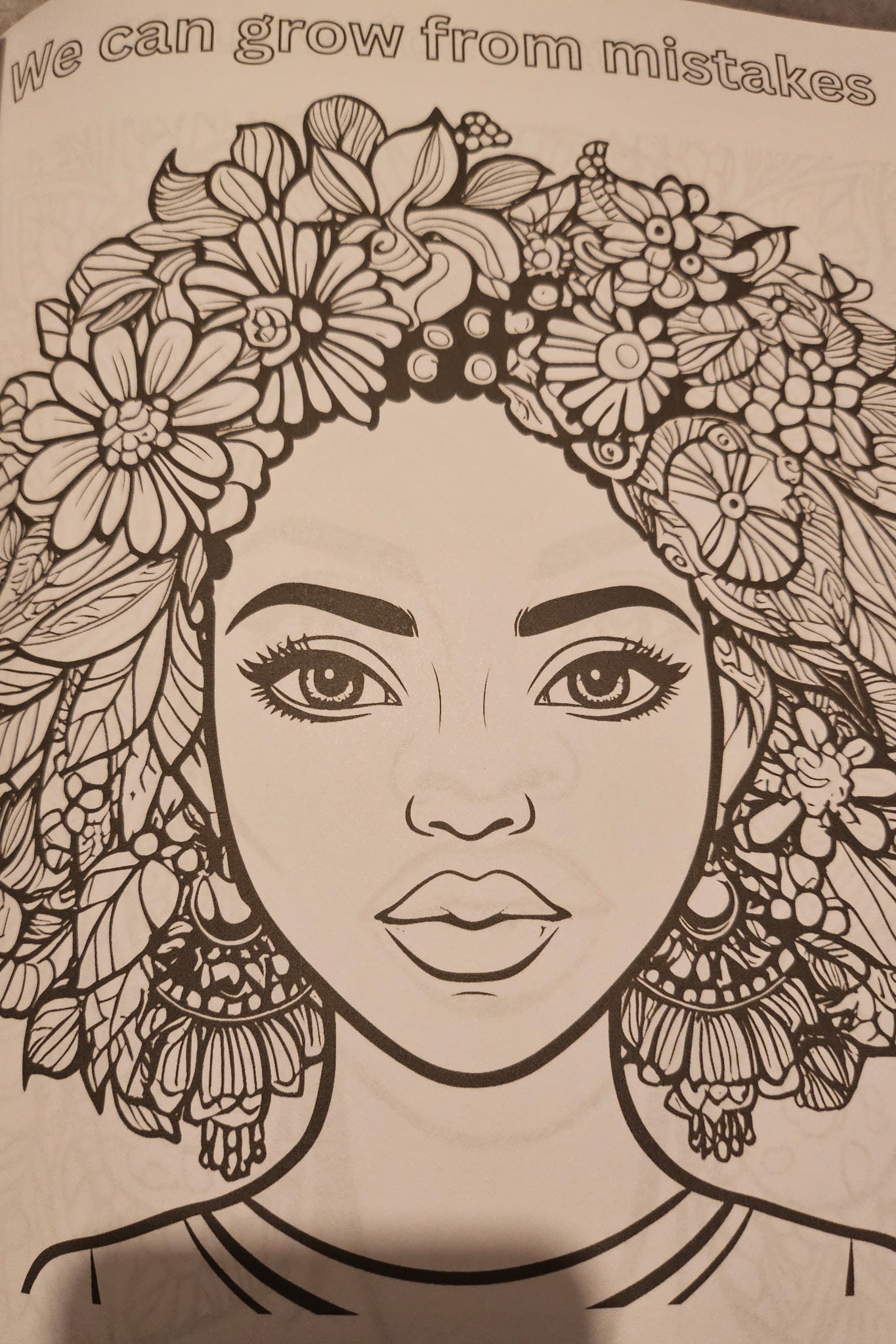 Uniquely Beautiful: Self-Care Coloring Book