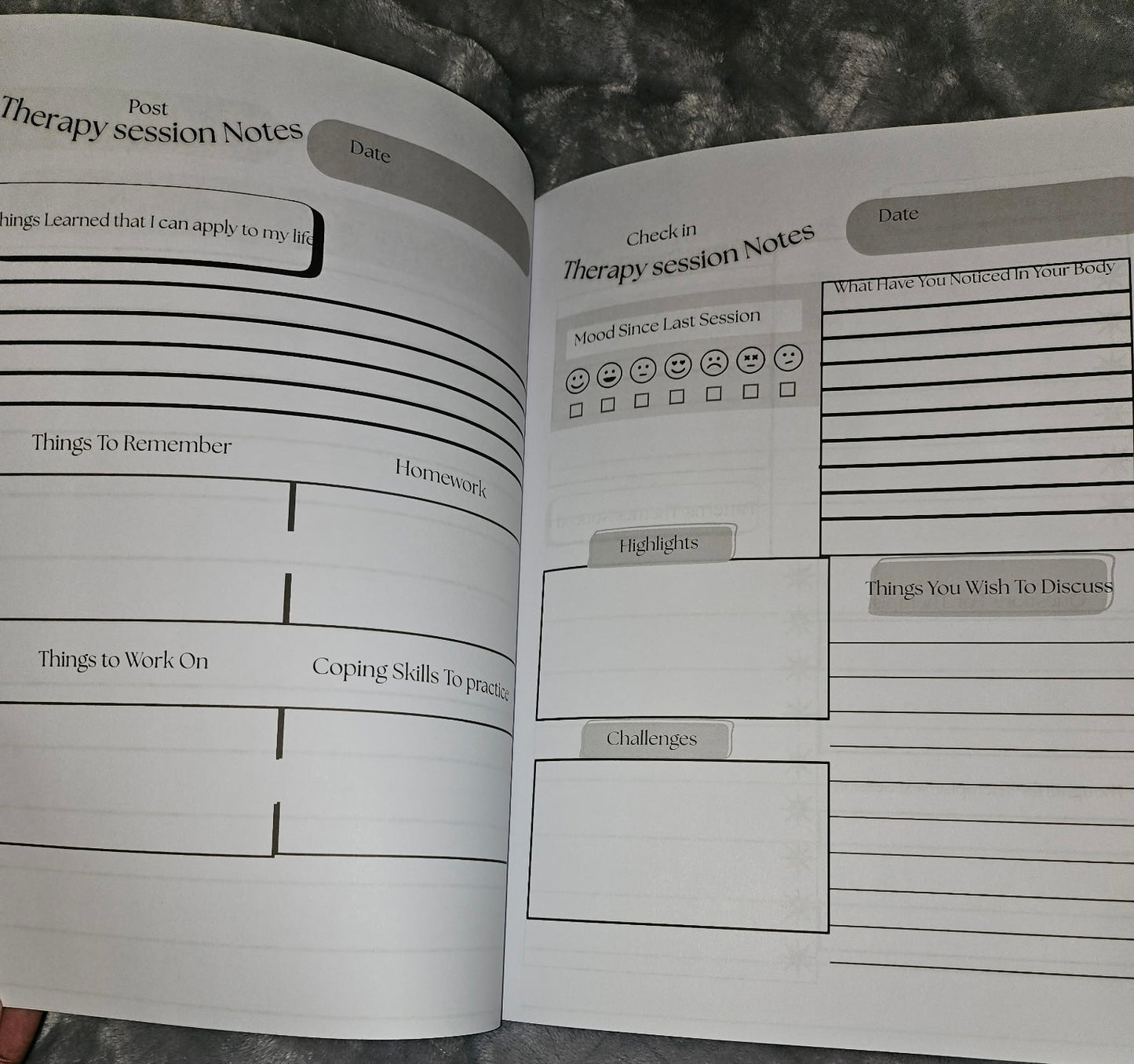 Therapy Notes Journal