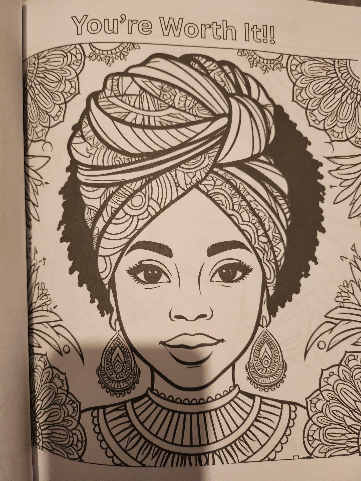 Uniquely Beautiful: Self-Care Coloring Book