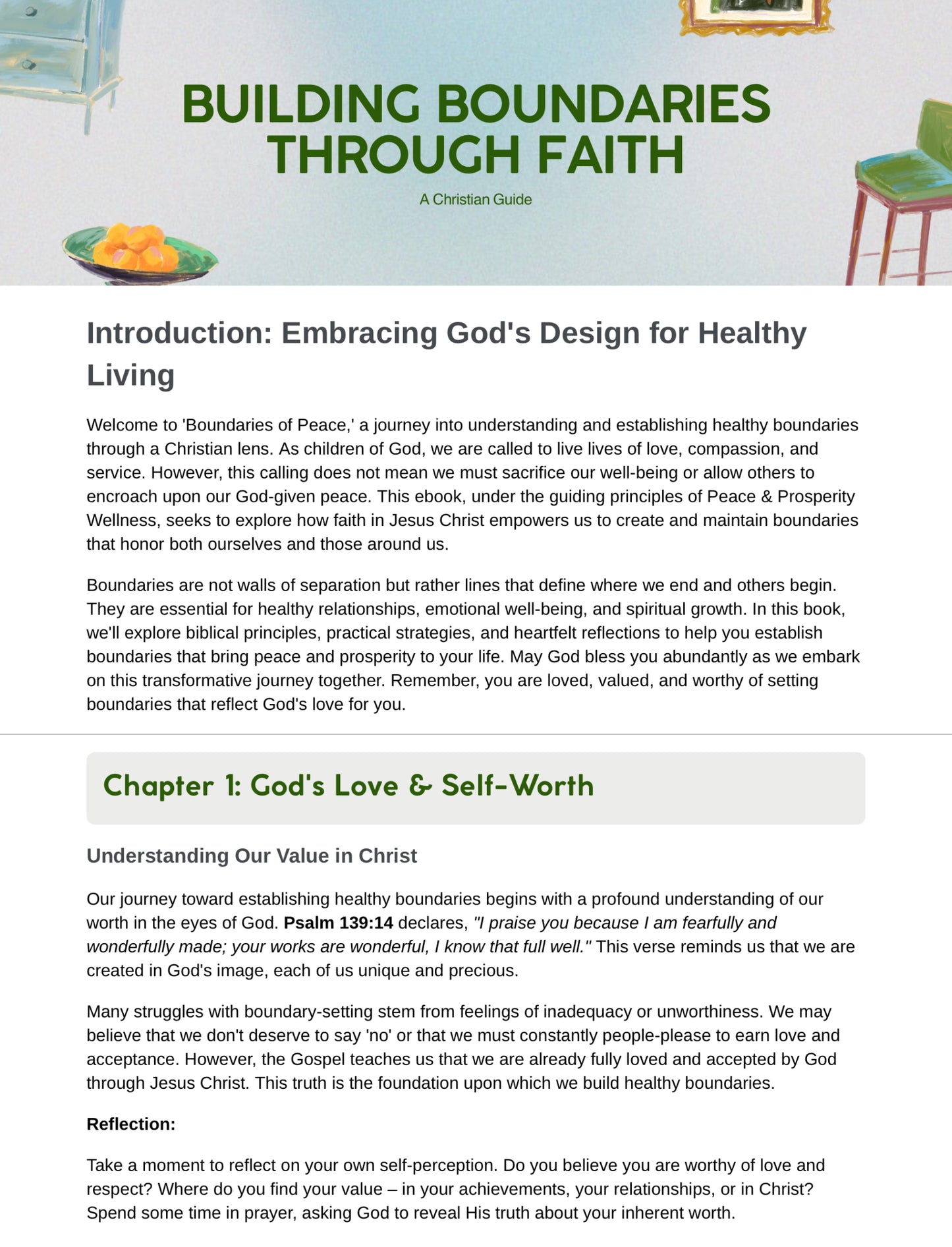 Building Boundaries Through Faith